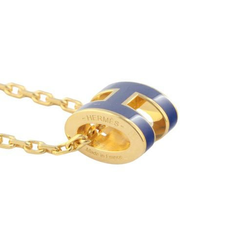 エルメス ネックレス レディース ポップHペンダント MINI ブルー