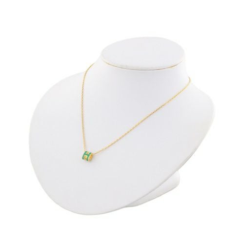 エルメス ネックレス レディース ポップＨペンダント MINI グリーン HERMES H147992F MALACHITE/GOLD
