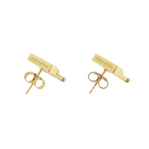 ルイヴィトン ピアス レディース ピアス・LV アイコニック エナメル ピンク LOUIS VUITTON M01721 ポピー