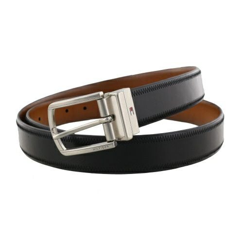 トミーヒルフィガー ベルト メンズ ブラック TOMMY HILFIGER 11TL01XZ29 BLACK/TAN