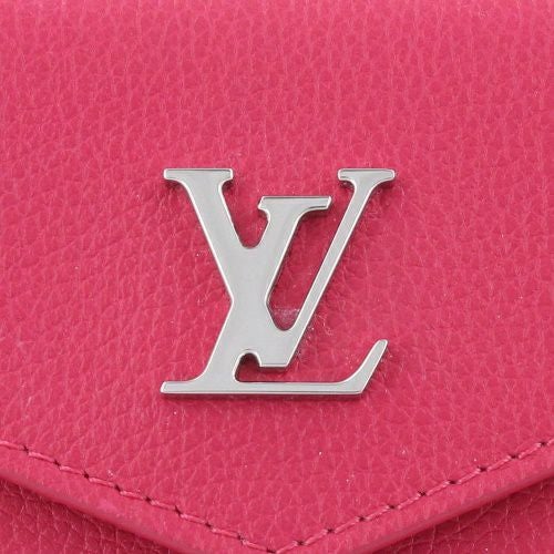 ルイヴィトン 三つ折り財布 ポルトフォイユ・ロックミニ ピンク LOUIS