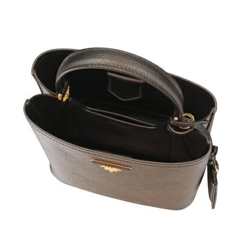 プラダ ハンドバッグ レディース SAFFIANOCUIR CITYCALF ブラック