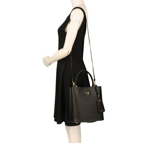 プラダ ハンドバッグ レディース SAFFIANOCUIR CITYCALF ブラック