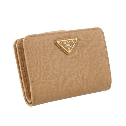 プラダ 二つ折り財布 レディース サフィアーノ トライアングルロゴ