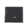 トミーヒルフィガー 二つ折り財布 メンズ ブラック TOMMY HILFIGER 31TL25X019 SUPERWAXY BK