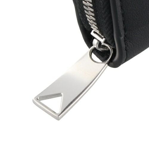 ボッテガヴェネタ 長財布 メンズ マキシイントレチャート カセット ジップアラウンドウォレット ブラック BOTTEGA VENETA 651368 V3UO1 8803