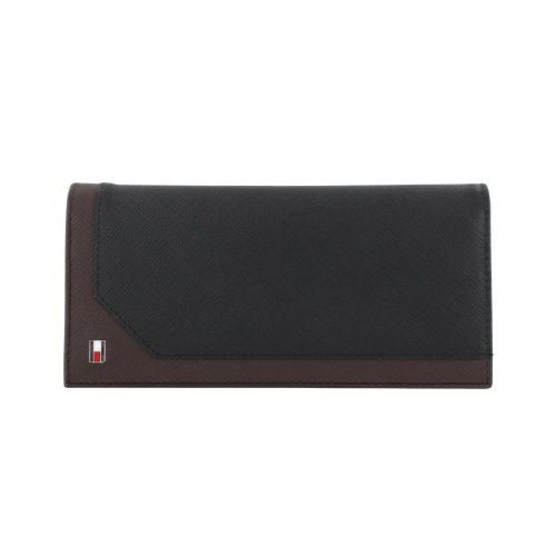 トミーヒルフィガー 長財布 メンズ ブラック TOMMY HILFIGER
