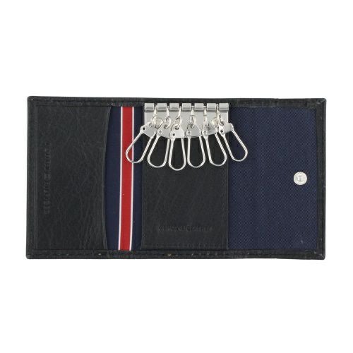 トミーヒルフィガー キーケース メンズ ブラック TOMMY HILFIGER