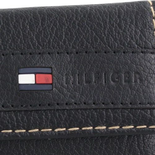 トミーヒルフィガー キーケース メンズ ブラック TOMMY HILFIGER 31TL17X014 SUPERWAXY BK
