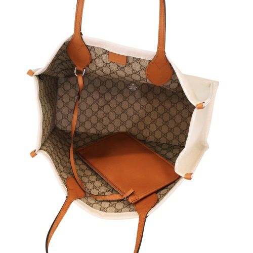 グッチ トートバッグ レディース GUCCI プリント トートバッグ ホワイト GUCCI 772176 FACUL 8451