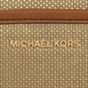 マイケルコース トートバッグ レディース タリア スモール メタリック コットン キャンバス ベージュ MICHAEL KORS 30S3GAMT5I PALE GOLD