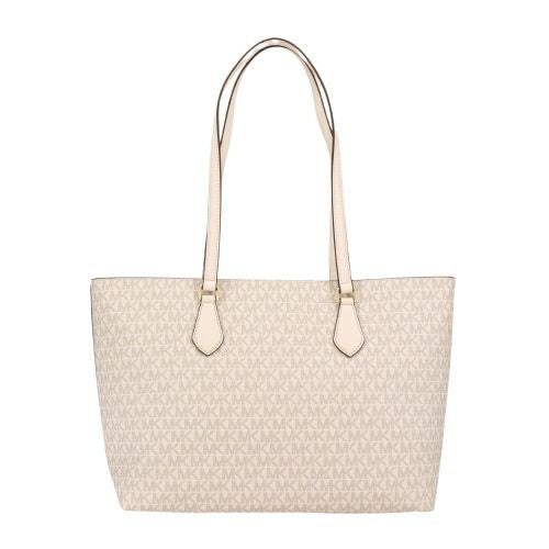 マイケルコース トートバッグ レディース シェイラ シグネチャー ラージ ミッドファスナー トート ホワイト MICHAEL KORS 35S4G6HT9B PVC LT CRM MULTI