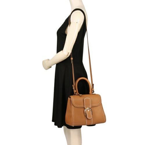 デルヴォー ハンドバッグ レディース BRILLANT PM ブラウン DELVAUX