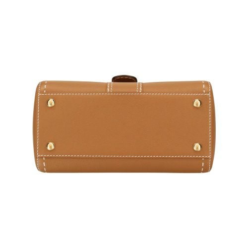 デルヴォー ハンドバッグ レディース BRILLANT PM ブラウン DELVAUX