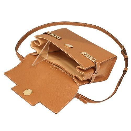 デルヴォー ハンドバッグ レディース タンペート TEMPETE PM ブラウン