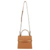 デルヴォー ハンドバッグ レディース タンペート TEMPETE PM ブラウン DELVAUX AA0612 AMF0 ADNDO VEGETAL-IVORY/GOLD