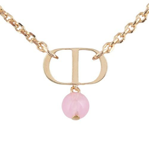 クリスチャンディオール ネックレス レディース PETIT CD ピンク