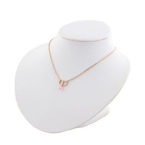 クリスチャンディオール ネックレス レディース PETIT CD ピンク