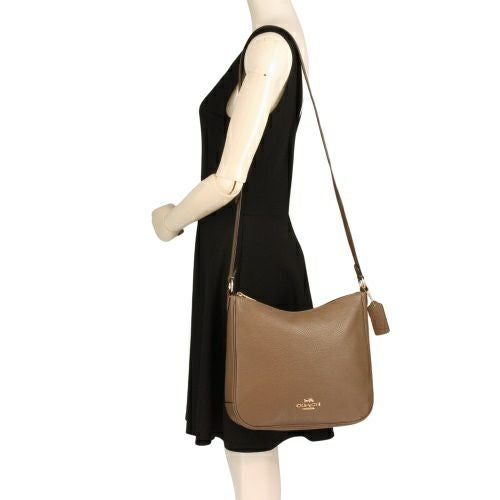 コーチ アウトレット ショルダーバッグ レディース エリー ファイル バッグ ブラウン COACH OUTLET CU960 IMV2R ダークストーン