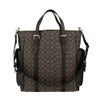 コーチ アウトレット トートバッグ メンズ スプリント トート・シグネチャー ジャカード ブラック COACH OUTLET CR325 SVO1U チャコール/ブラック