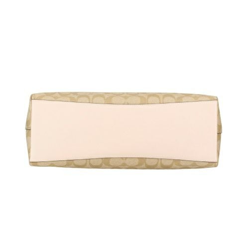 コーチ アウトレット ハンドバッグ レディース ジョージア サッチェル・シグネチャー キャンバス ホワイト COACH OUTLET CR157 IMDQC ライトカーキ/チョーク