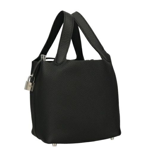 エルメス ピコタン・ロック18 PM トリヨンクレマンス シルバー金具 B