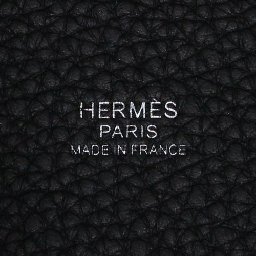 【新品未使用】ピコタンロック トリヨンクレマンス　黒　MM シルバー金具　D刻印 エルメス ピコタン・ロック18 PM トリヨンクレマンス シルバー金具 B