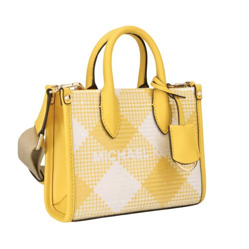 マイケルコース ハンドバッグ レディース ミレラ スパンコール エクストラ スモール ショッパー クロスボディー イエロー MICHAEL KORS 35T4G7ZC0I GOLDEN YELLW