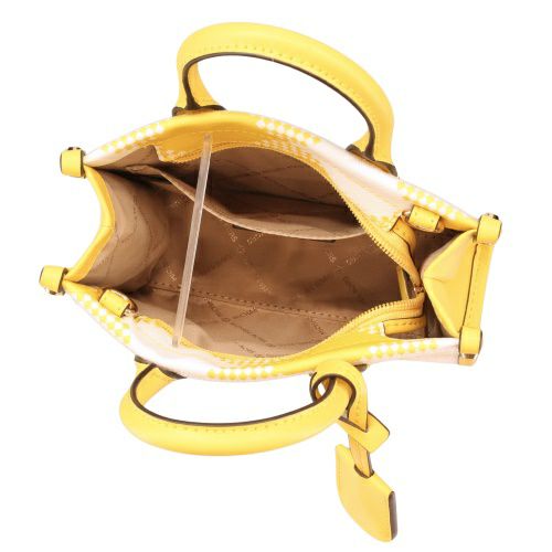 マイケルコース ハンドバッグ レディース ミレラ スパンコール エクストラ スモール ショッパー クロスボディー イエロー MICHAEL KORS 35T4G7ZC0I GOLDEN YELLW