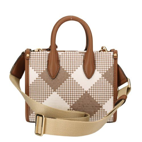 マイケルコース ハンドバッグ レディース ミレラ スパンコール エクストラ スモール ショッパー クロスボディー ブラウン MICHAEL KORS 35T4G7ZC0I LUGGAGE