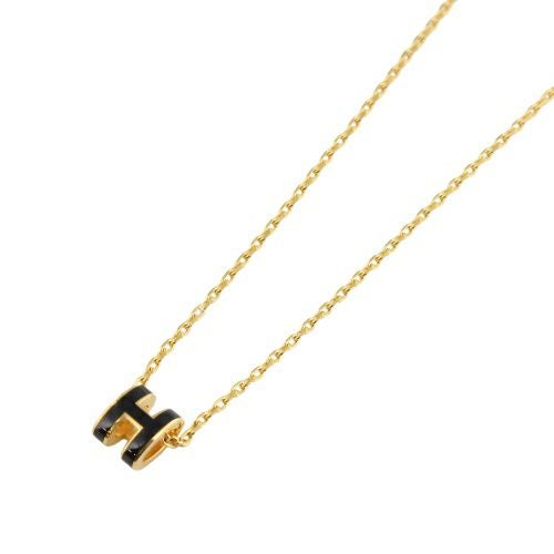 エルメス ネックレス レディース ポップＨペンダント MINI ブラック HERMES H147992F NOIR/GD