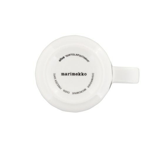 マリメッコ ペアセット マグカップ プレート BREAKFAST SET2PCS MP ブラック marimekko 071605 190 WHITE/BLACK