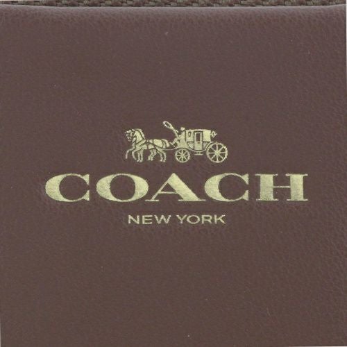 コーチ アウトレット ポーチ レディース シグネチャー キャンバス ブラウン COACH OUTLET CS602 IME74 サドル