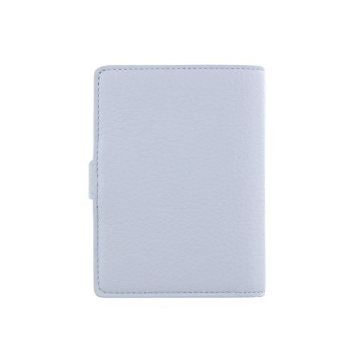 ルイヴィトン 二つ折り財布 トリヨン LV ヴェルティカル ウォレット コンパクト ブルー LOUIS VUITTON M83572 オランプ ブルー