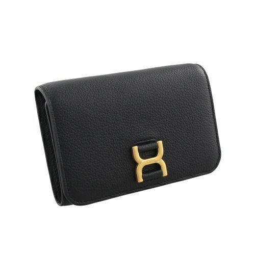 クロエ 三つ折り財布 レディース マーシー ブラック CHLOE CHC23AP097 I31 001 BLACK