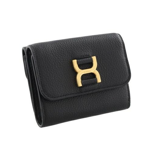 クロエ 三つ折り財布 レディース マーシー ブラック CHLOE CHC23AP099 I31 001 BLACK
