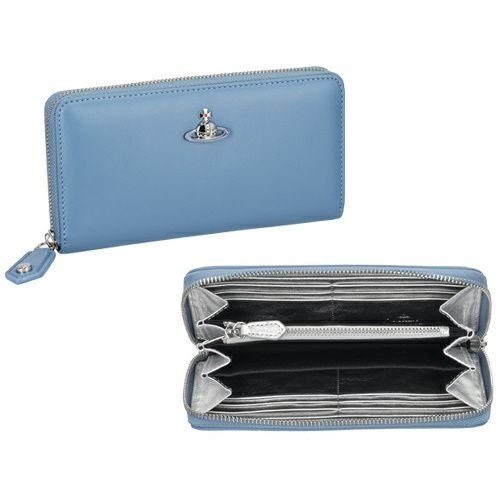 ヴィヴィアンウエストウッド 長財布 レディース ブルー Vivienne