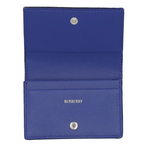 バーバリー カードケース 名刺入れ メンズ ブルー BURBERRY 8086008