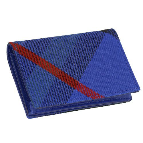 バーバリー カードケース 名刺入れ メンズ ブルー BURBERRY 8086008