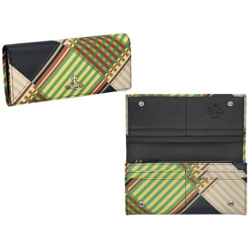 ヴィヴィアンウエストウッド 長財布 レディース マルチカラー Vivienne Westwood 51120005U O102 COMBAT TARTAN