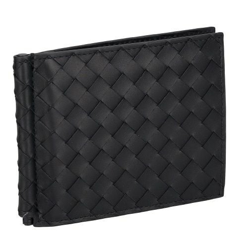ボッテガヴェネタ 二つ折り財布 メンズ イントレチャート ブラック