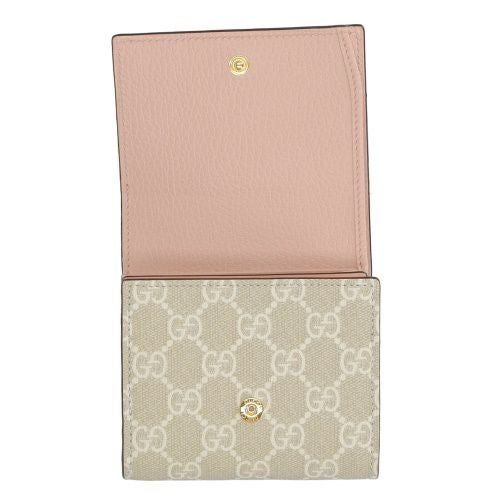 グッチ 二つ折り財布 レディース GGマーモント ピンク GUCCI 598587 AACFE 5945