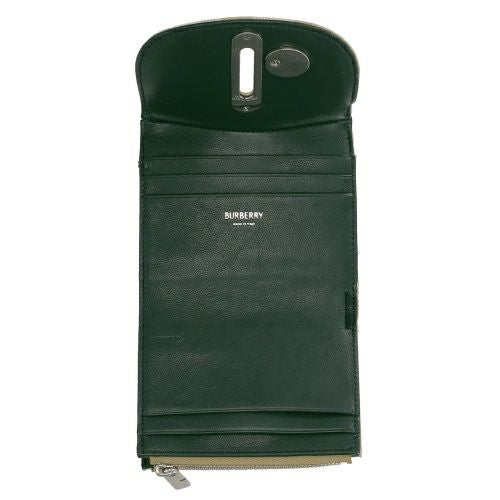 M08/18 未使用保管品 BURBERRY バーバリー ケース グリーン BURBERRY（バーバリー） カードケース グリーン レディース 8049653