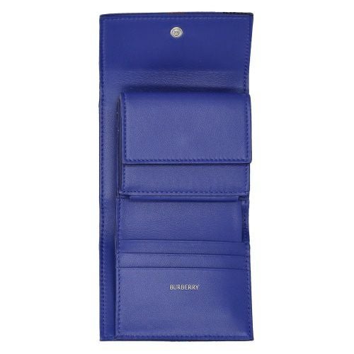 バーバリー 三つ折り財布 メンズ ブルー BURBERRY 8086004 B7323