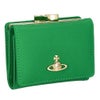 ヴィヴィアンウエストウッド 三つ折り財布 レディース グリーン Vivienne Westwood 51150027U M401 BRIGHT GREEN