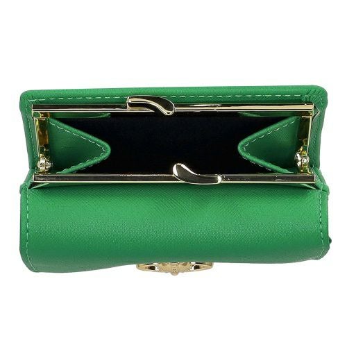 ヴィヴィアンウエストウッド 三つ折り財布 レディース グリーン Vivienne Westwood 51150027U M401 BRIGHT GREEN