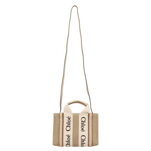 クロエ トートバッグ レディース ウッディ WOODY MINI TOTE ベージュ CHLOE CHC22AP237 I26 6J5 CEMENT PINK