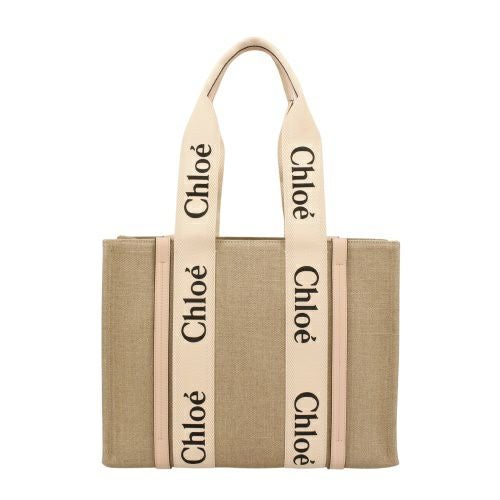 値下げ！未使用★クロエ★ビッグトートバッグ クロエ トートバッグ レディース ウッディ WOODY MEDIUM TOTE ベージュ