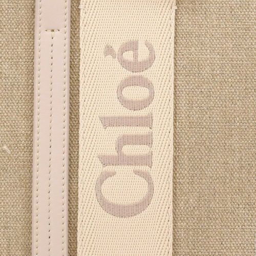クロエ トートバッグ レディース ウッディ WOODY MEDIUM TOTE ブラウン CHLOE CHC23AS383 L17 084 WILD GREY