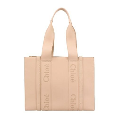 クロエ トートバッグ レディース ウッディ WOODY MEDIUM TOTE ピンク CHLOE CHC23US383 I60 6J5 CEMENT PINK